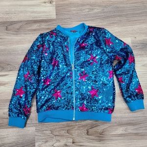 Jojo's Closet Sequin Jacket Girls Size 10/12